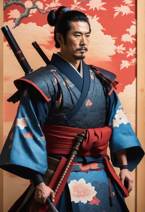 우키요에로 그린 판타지 전사